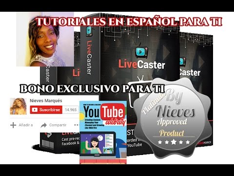 LIVE CASTER REVISION Y BONOS DE REGALO
