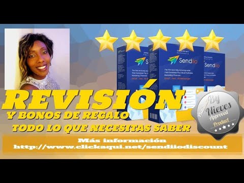 SENDIIO ✨✨⭐️⭐️ Review y Bonus. El Autoresponder más completo del mercado